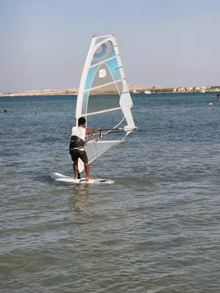 Windsurfer on the Red Sea